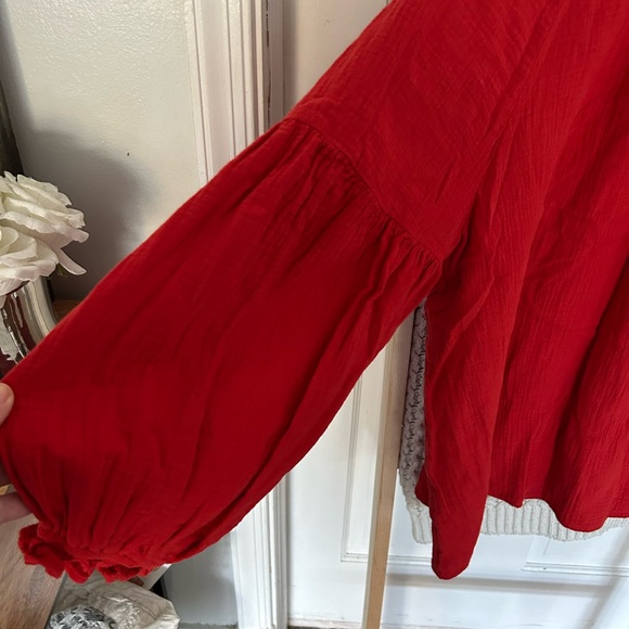 Universal Thread orange/Red Blouse - Picture 3 of 6